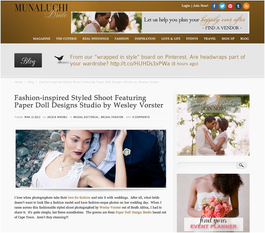 Wesley Vorster Cape Town Wedding Photographer Styled shoot featured Manaluchi Bride_090